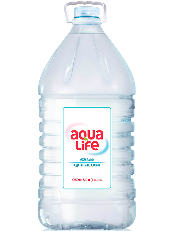 Вода мінеральна AQUALIFE, негазована, 5л